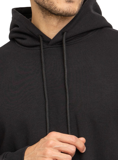 Black Over Size Hoodie - Khotwh